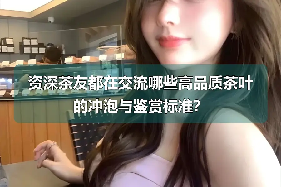 资深茶友都在交流哪些高品质茶叶的冲泡与鉴赏标准?
